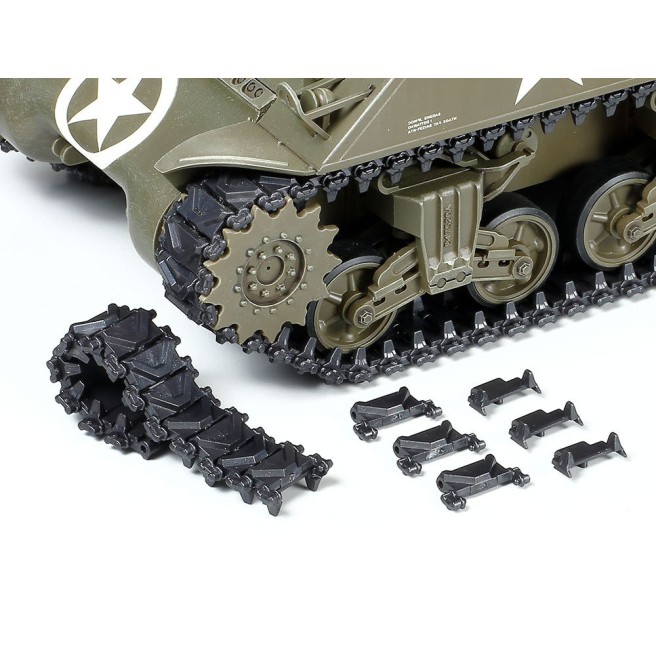 Zdalnie sterowany czołg RC Sherman 2,4GHz | Tamiya 48217