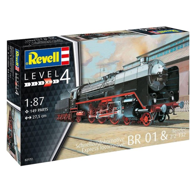 1/87 Model lokomotywy do sklejania Express BR01 Tender 2´2´ | Revell 02172