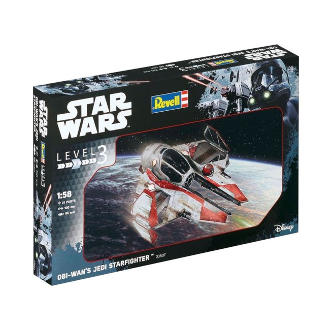 Star Wars Obi-Wans Jedi Starfighter Modellbausatz 1:58 von Revell.