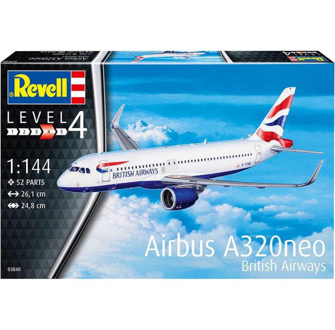 Airbus A320neo Model Kit 1/144 Scale by Revell