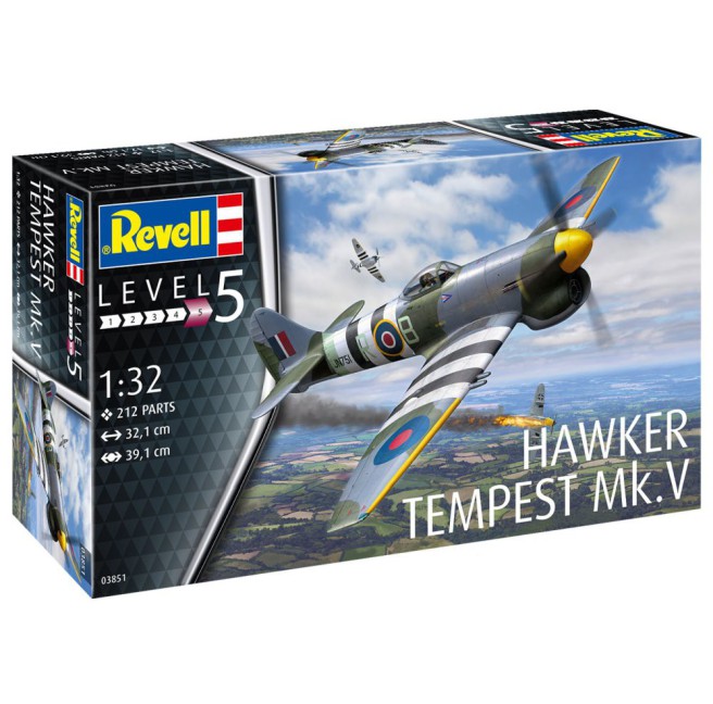 Hawker Tempest V Model Kit 1:32 by Revell