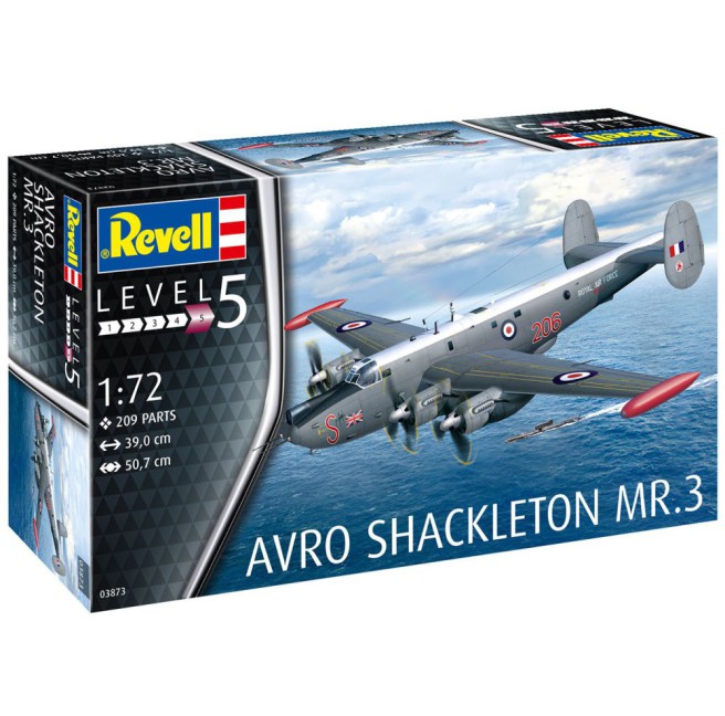 1/72 Samolot do sklejania Avro Shackleton MR.3 | Revell 03873