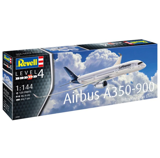 1/144 Samolot do sklejania Airbus A350-900 Lufthansa | Revell 03881