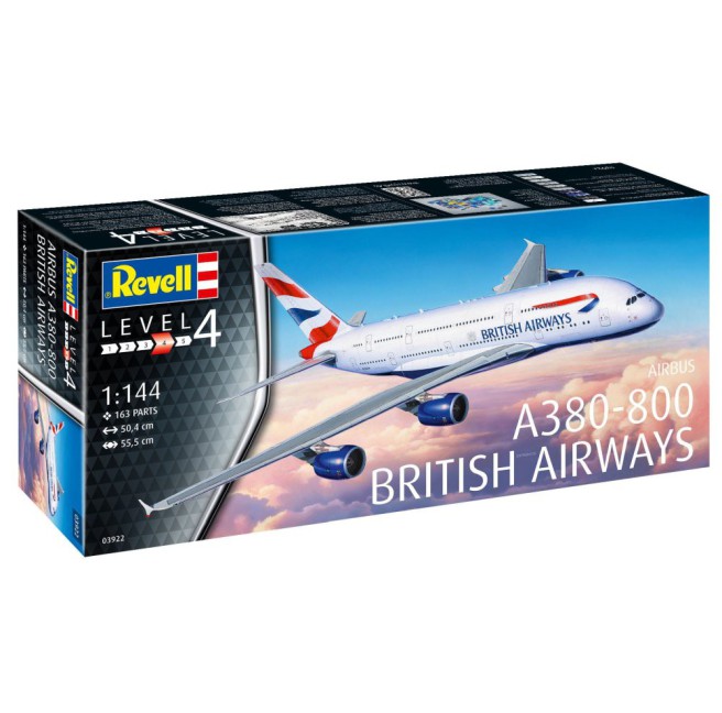 1/144 Samolot do sklejania A380-800 British Airways | Revell 03922