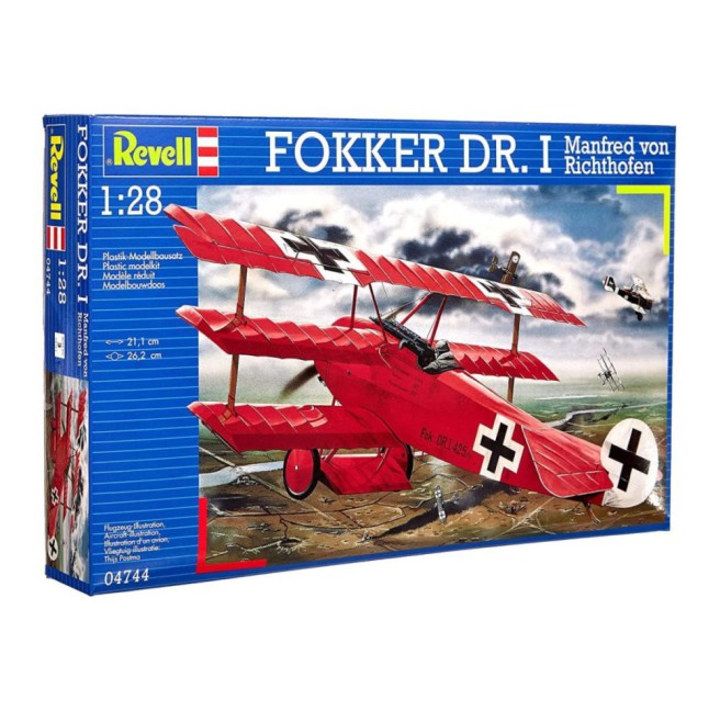 Fokker Dr. 1 Richthofen Model Airplane Kit 1/28 Scale by Revell