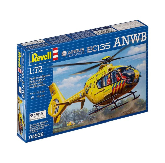 EC135 ANWB Helicopter Model Kit 1:72 by Revell