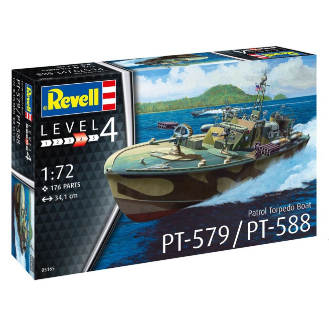 1/72 Patrol Torpedo Boat PT-588/P Statek do sklejania | Revell 05165