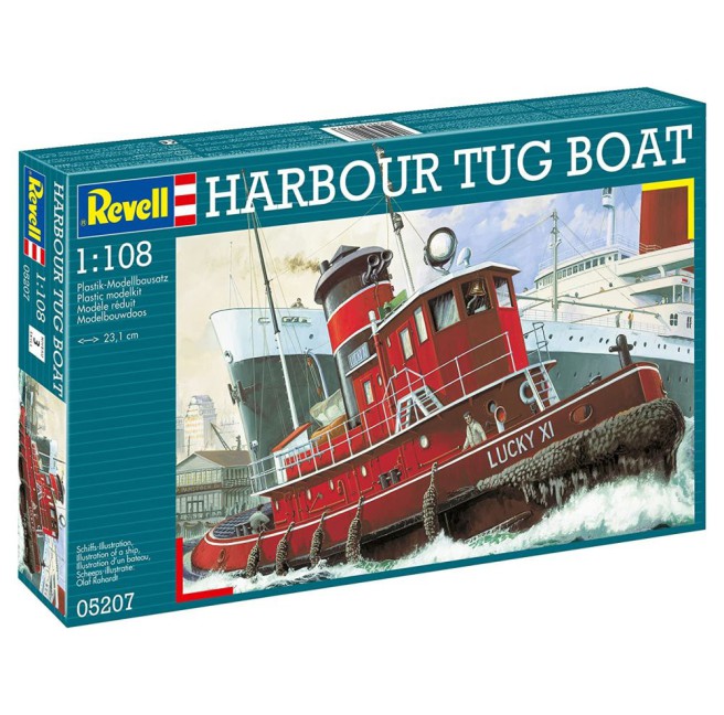 Hafen-Schlepper Boot 1:108 Modellbausatz