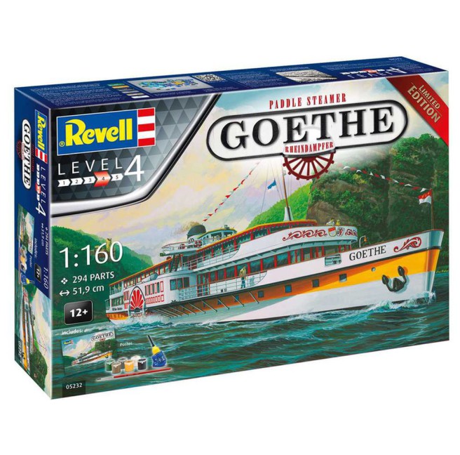 1/160 Paddle Steamer Goethe - statek do sklejania | Revell 05232
