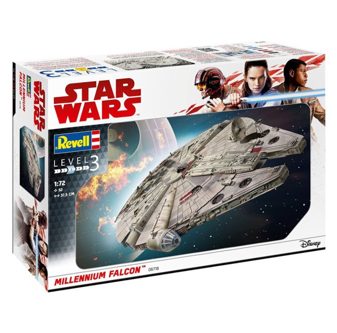 Han Solo's Millennium Falcon Model Kit 1:72 Scale by Revell