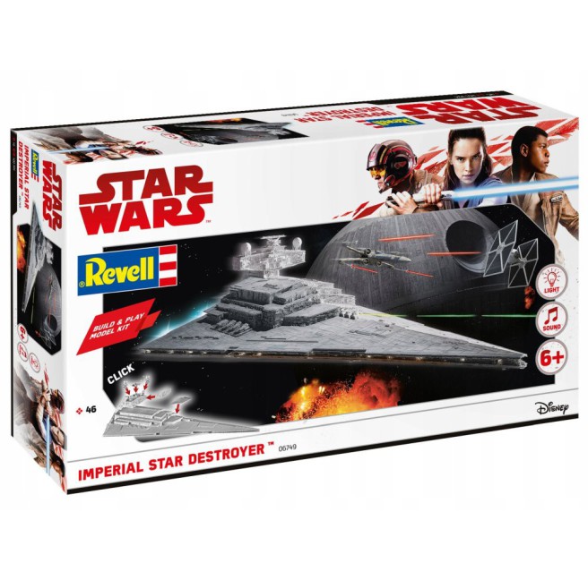 Imperial Star Destroyer Model Kit with Light and Sound Effects
