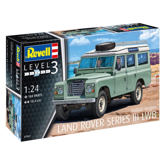 Land Rover Series III 1/24 Scale Model Kit by Revell