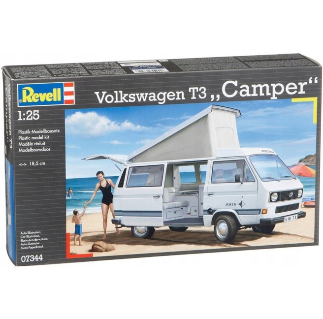 VW T3 Camper Model Kit 1:25 by Revell
