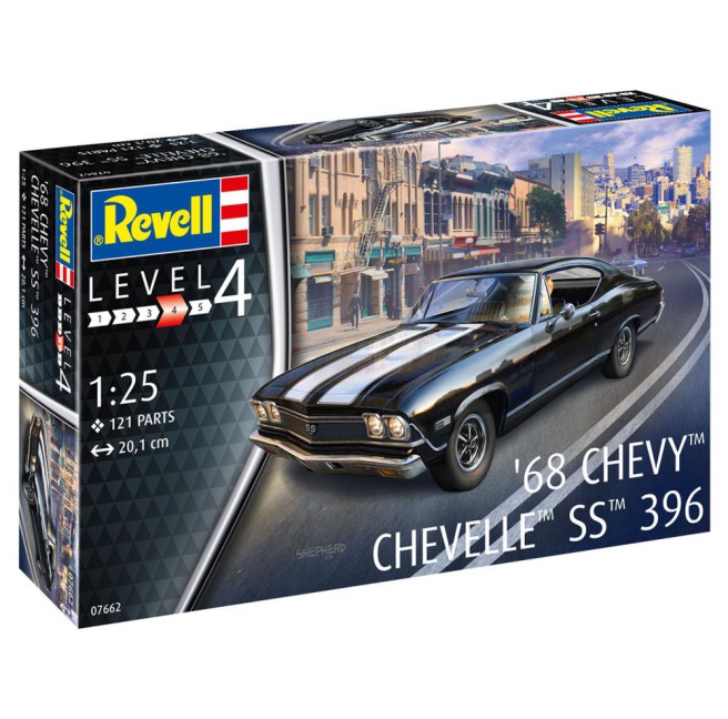 1/25 Model samochodu do sklejania Chevy Chevelle 68 | Revell 07662