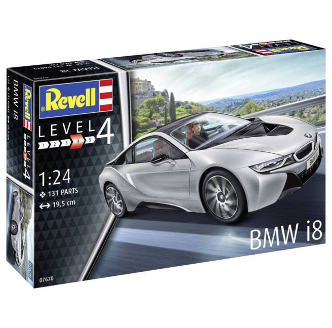 BMW i8 Model Kit 1/24 Scale by Revell