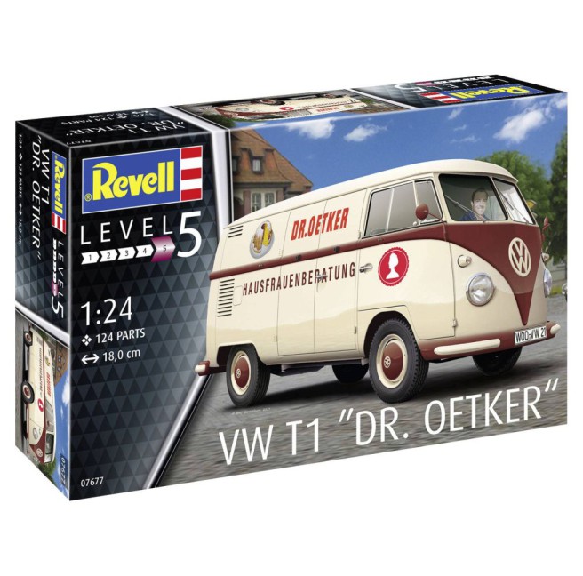 Volkswagen T1 Dr. Oetker Model Kit 1:24 by Revell