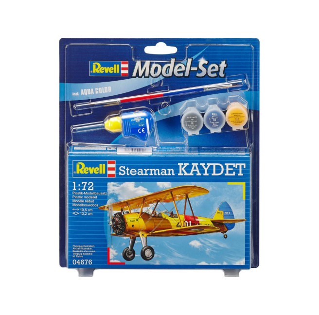 1/72 Model do sklejania Stearman Kaydet + farby | Revell 64676