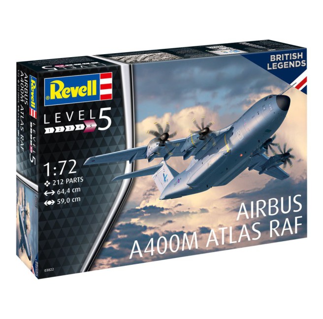 Airbus A400M Atlas RAF 1:72 Scale Model Kit by Revell