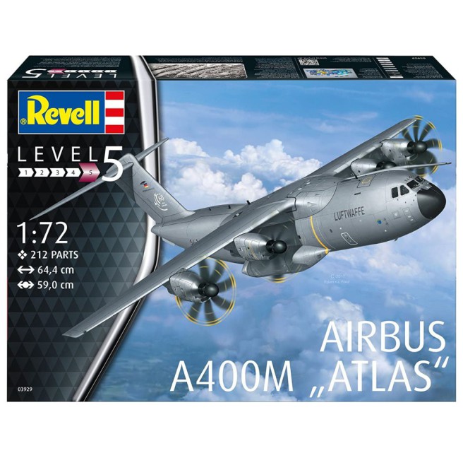 1/72 Samolot do sklejania Airbus A400M Luftwaffe | Revell 03929