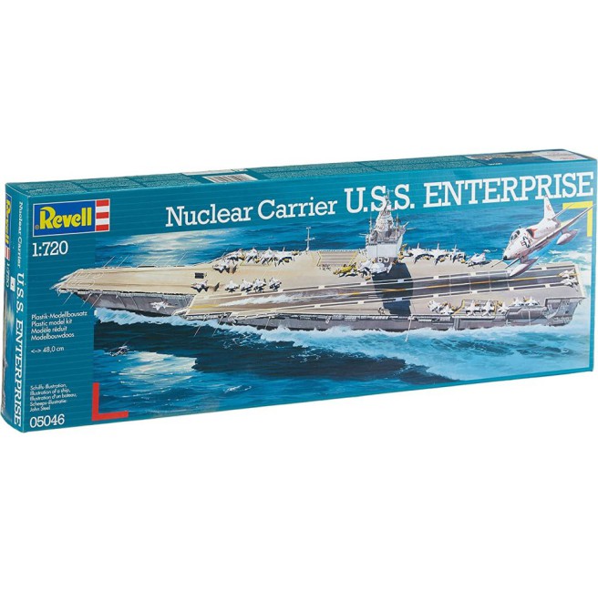 U.S.S. Enterprise Aircraft Carrier Model Kit 1:720