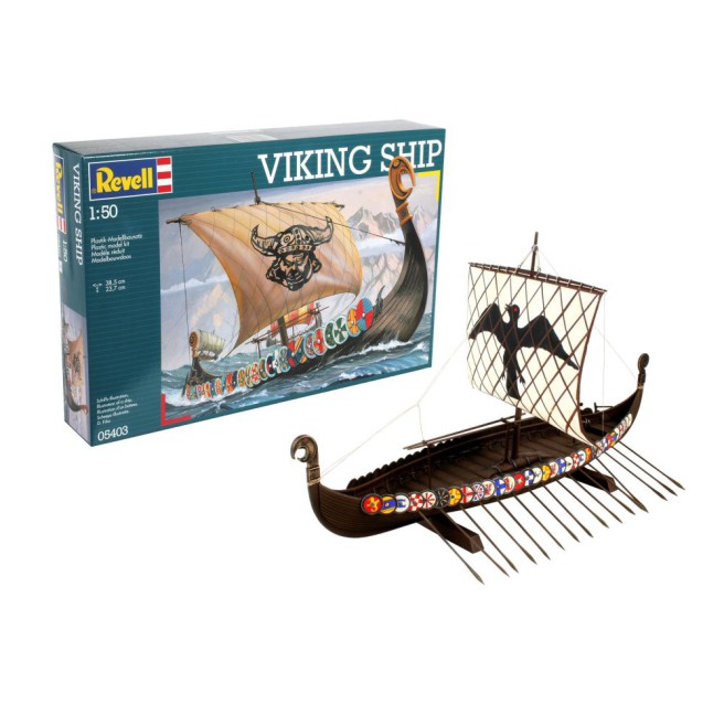 Viking Ship Model Kit 1/50 Scale by Revell