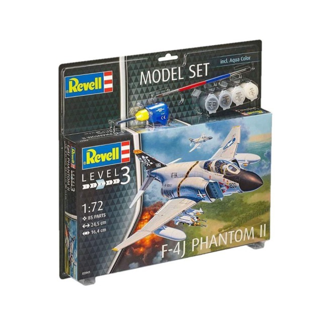F-4J Phantom II Model Kit with Paints and Tools by Revell