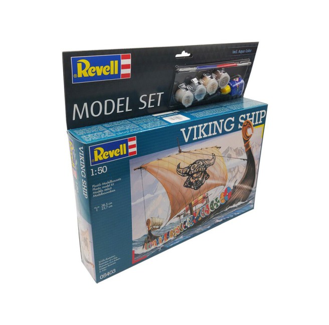 1/50 Żaglowiec do sklejania Viking Ship + farby | Revell 65403