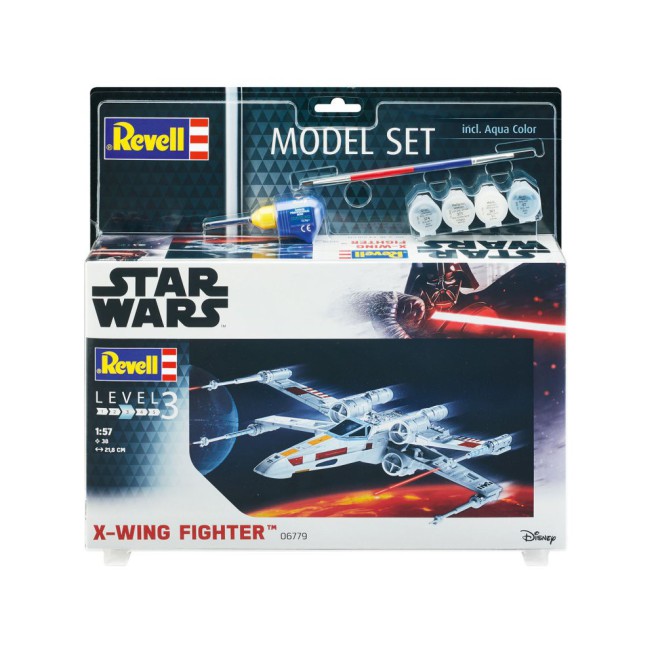 Star Wars X-Wing Fighter Modellbausatz mit Farben | Revell 66779