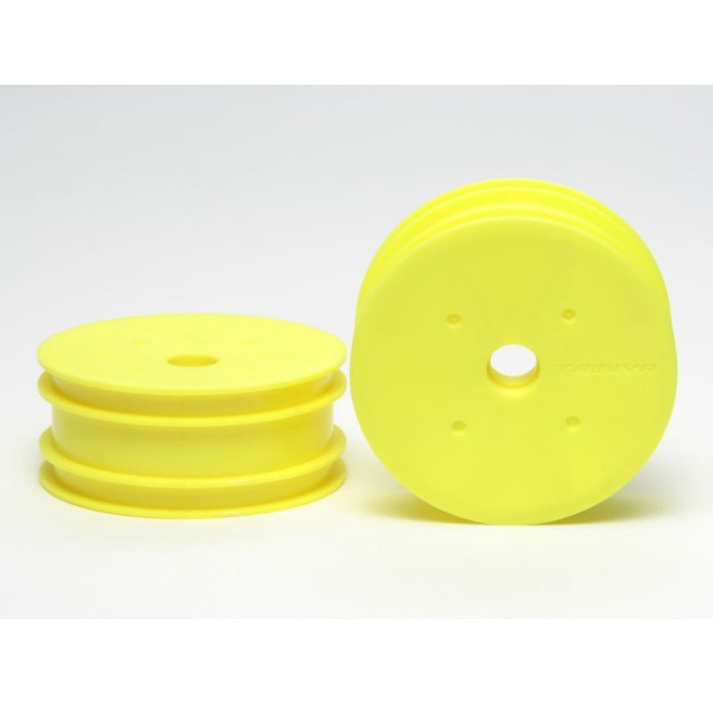 1:10 Scale Yellow Front Wheels for Tamiya DN-01 (Part No. 54285)