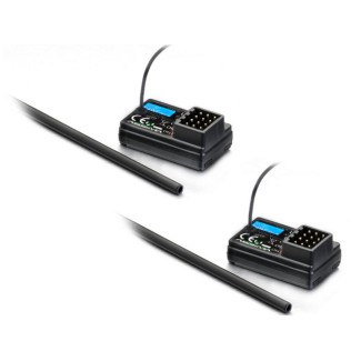 Aparatura RC CR4S 2,4GHz ANT 4Ch + 2 RX