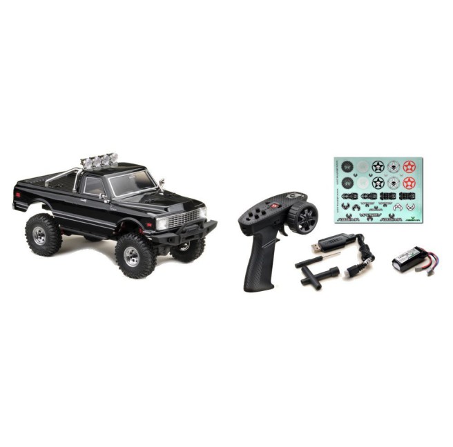 Mini Crawler C10 Pickup 4WD 1:24 RTR - Black