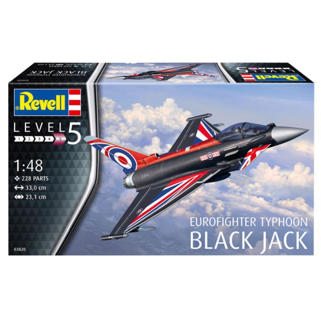 Revell 03820 Eurofighter Typhoon „Black Jack“ Modellbausatz 1:48
