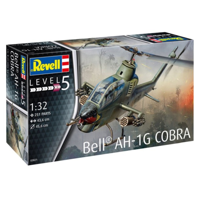1/32 AH-1G Cobra Helicopter Model Kit by Revell