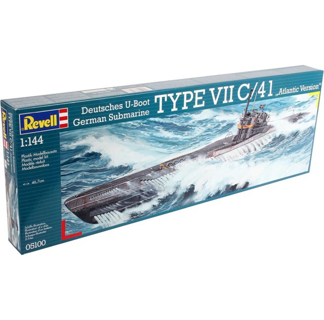 1/144 U-boat Type VII C/41 Model Kit by Revell