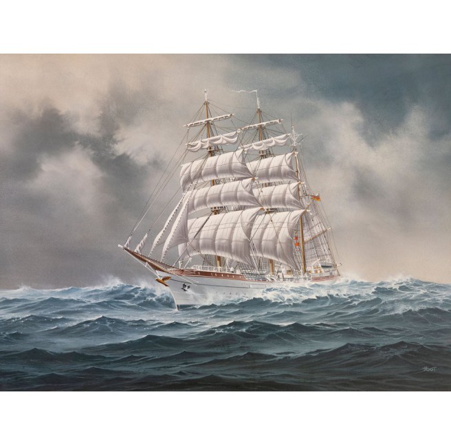 Gorch Fock Training Sailboat Model Kit 1/350 - Revell