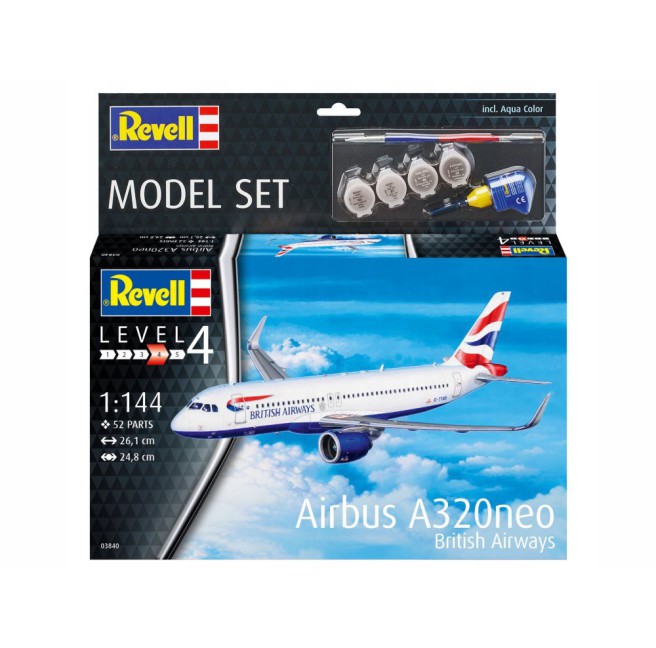 Airbus A320 neo Model Kit with Paints | Revell 63840