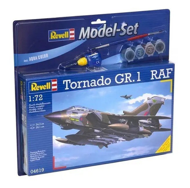 Tornado GR. Mk. 1 RAF Model Kit 1:72 with Paints and Tools by Revell