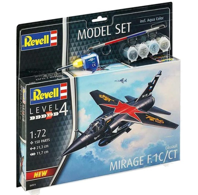 Dassault Mirage F-1 C/CT Model Kit + Paints | Revell 64971