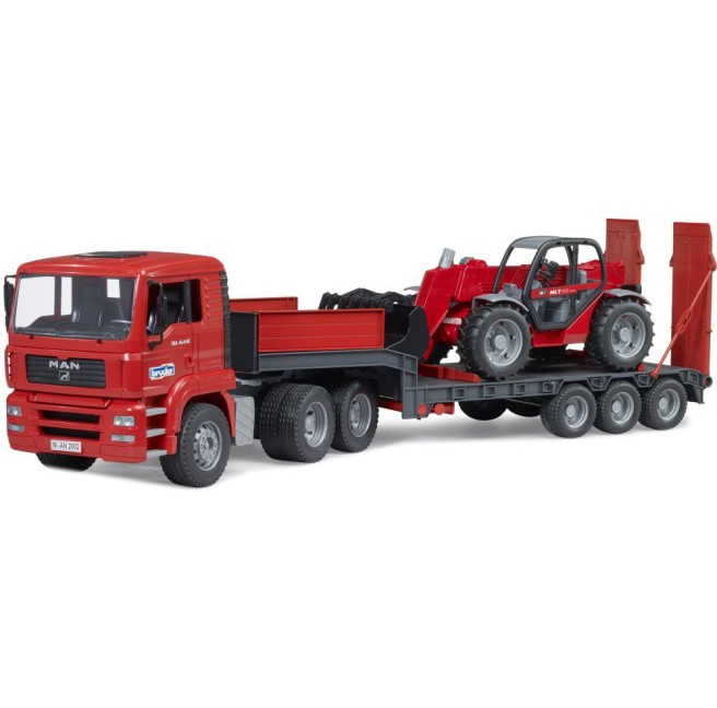 Bruder 02774 | Niedriglader-Traktor mit Lader