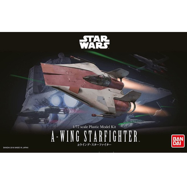 Star Wars A-Wing Starfighter Model Kit 1/72 by Revell