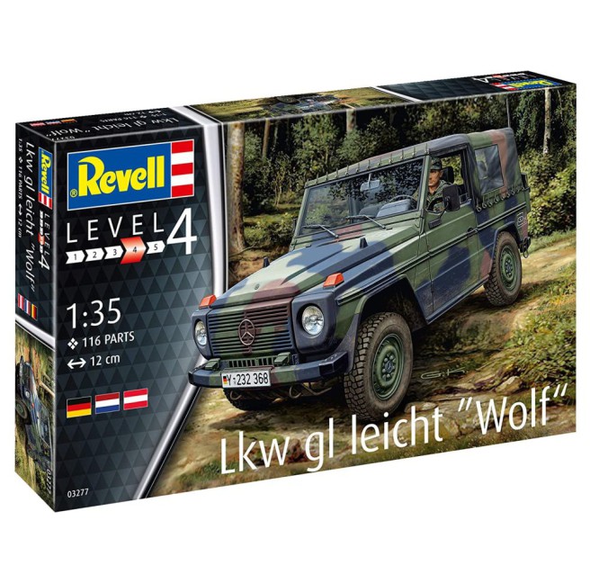 Mercedes-Benz 250 GD Wolf Model Kit 1/35 Scale by Revell