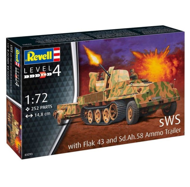 1/72 Armored Vehicle with 3.7 Flak 43 Kit by Revell