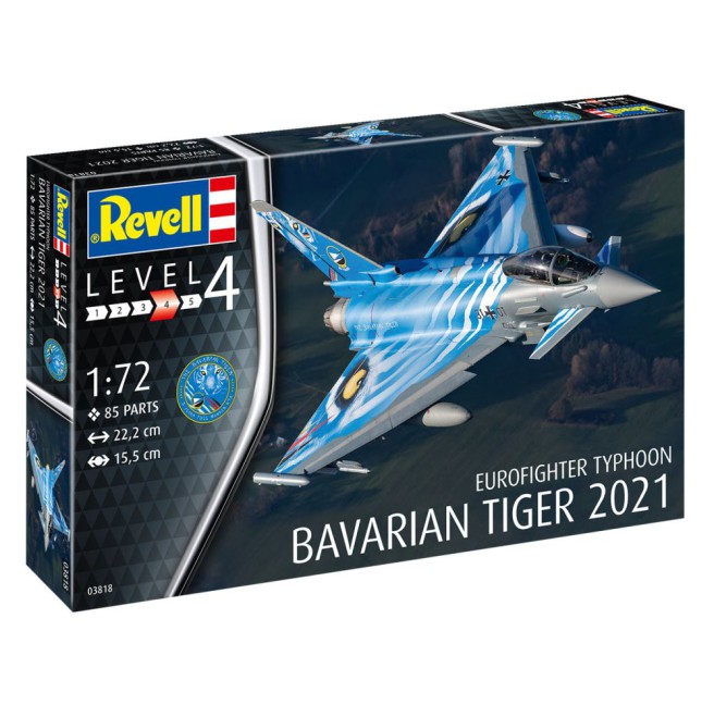 Eurofighter Typhoon Bavarian Tiger Modellbausatz 1:72 - Revell 03818