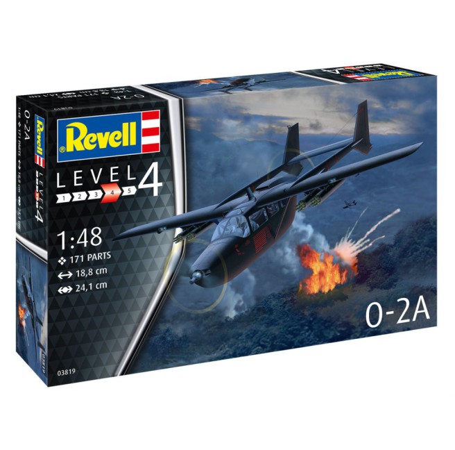 Cessna O-2A 1/48 Scale Model Kit by Revell