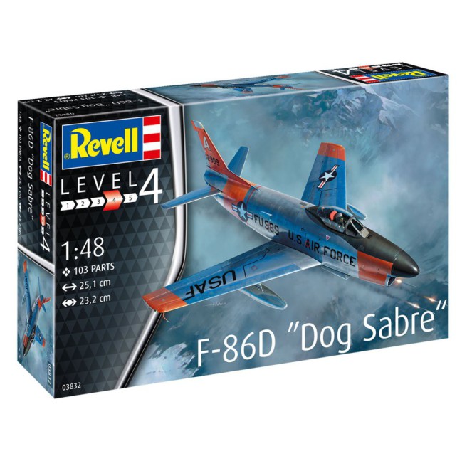 1/48 Scale F-86D Dog Sabre Model Kit by Revell
