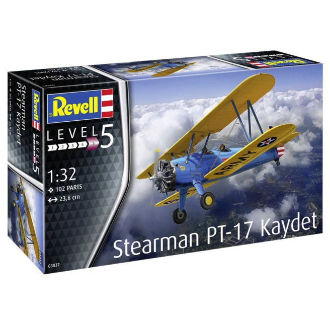 1/32 Samolot do sklejania Stearman PT-17 Kaydet | Revell 03837