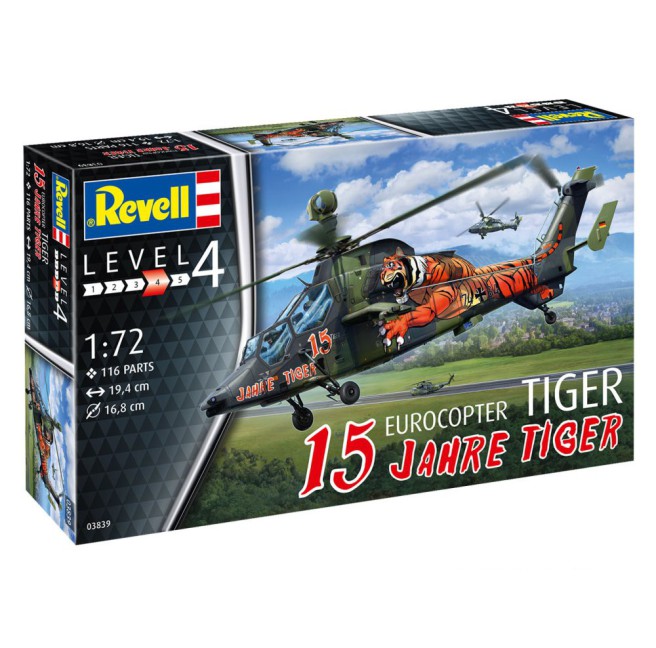 Eurocopter Tiger 15 Years Anniversary Assembly Model Kit 1/72 by Revell