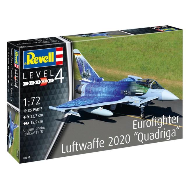 1/72 Samolot do sklejania Eurofighter Luftwaffe Quadriga | Revell 03843