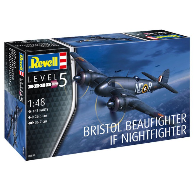 1/48 Samolot do sklejania Beaufighter IF Nightfighter | Revell 03854