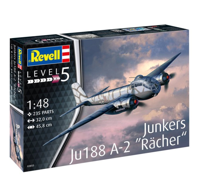 1/48 Samolot do sklejania Junkers Ju188 A-2 Rächer | Revell 03855